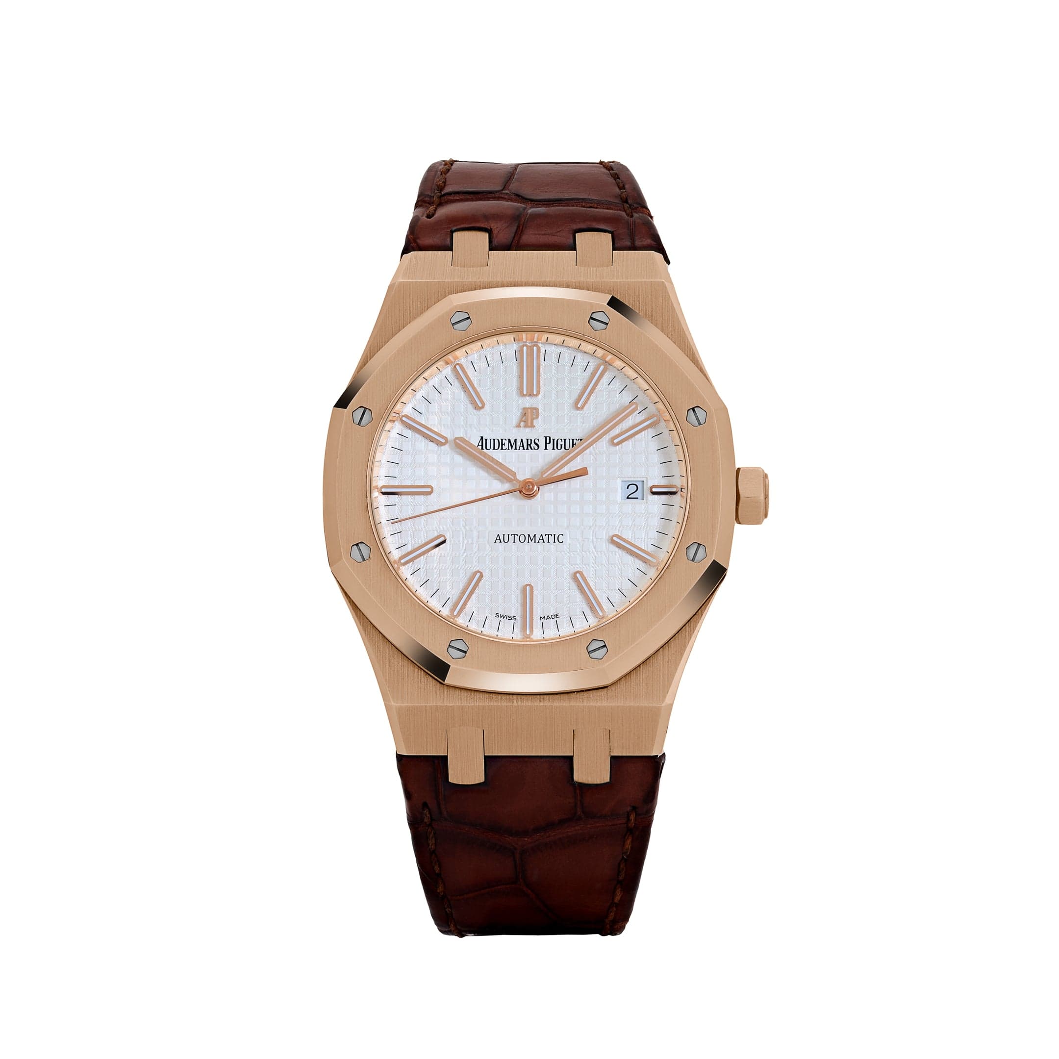 Audemars Piguet Royal Oak 15400OR.OO.D088CR.01 Selfwinding Rose Gold Silver Dial (2017)