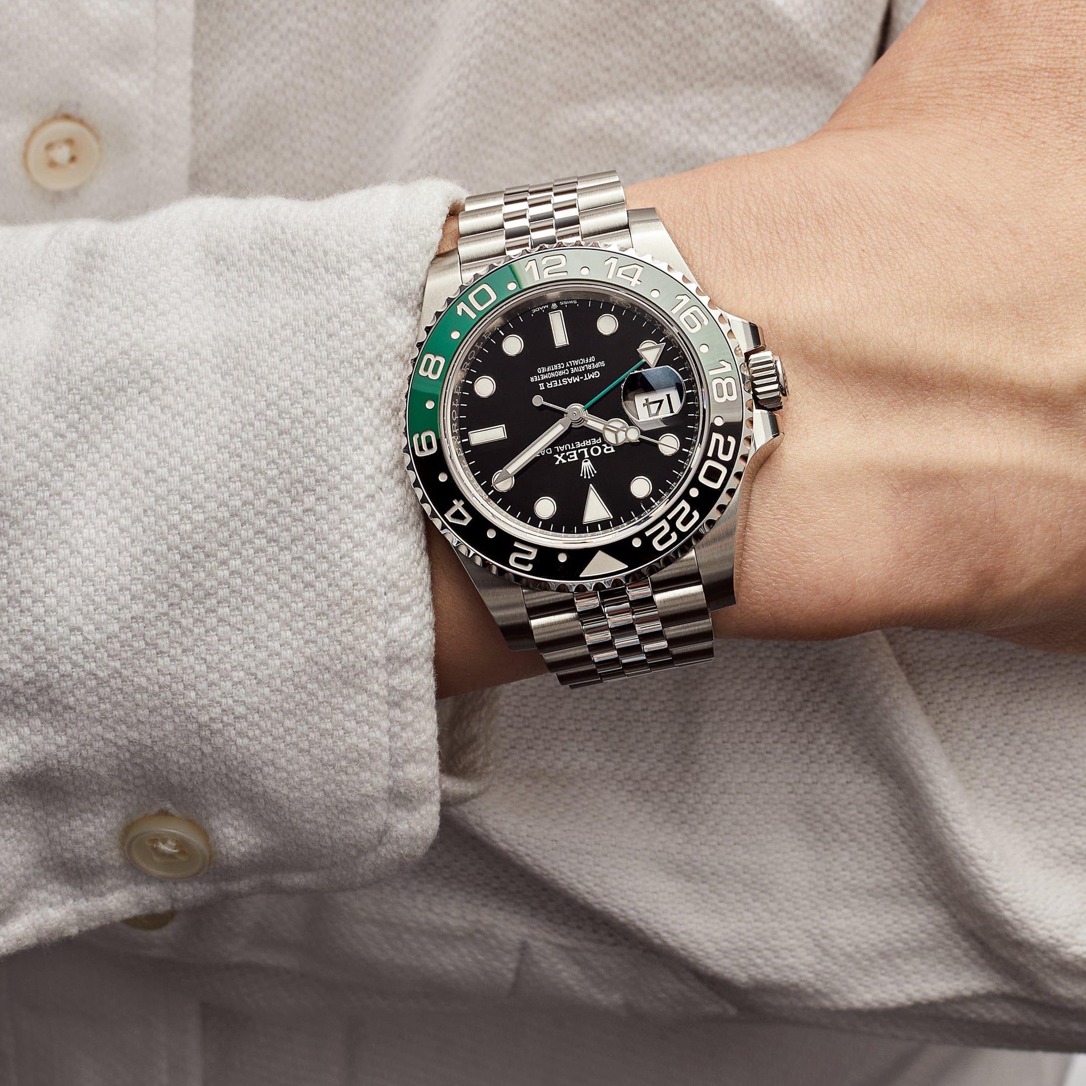 Rolex GMT-Master II 126720VTNR ‘Sprite’ Lefty Stainless Steel Jubilee (2023)