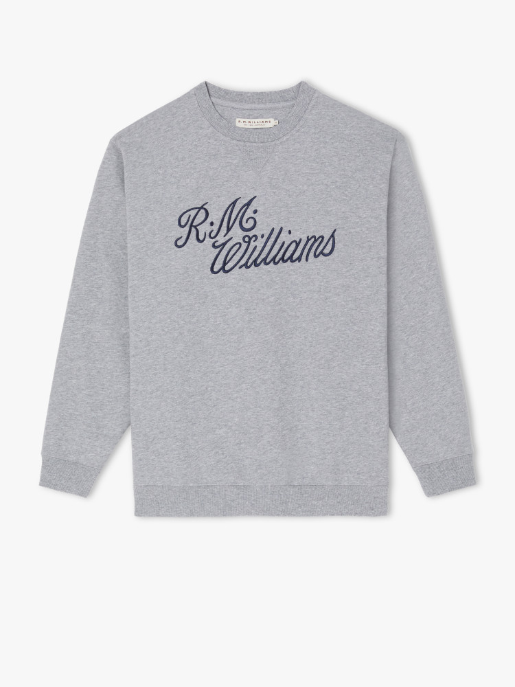 R.M.Williams R.M.W Script Crew Neck Jumper