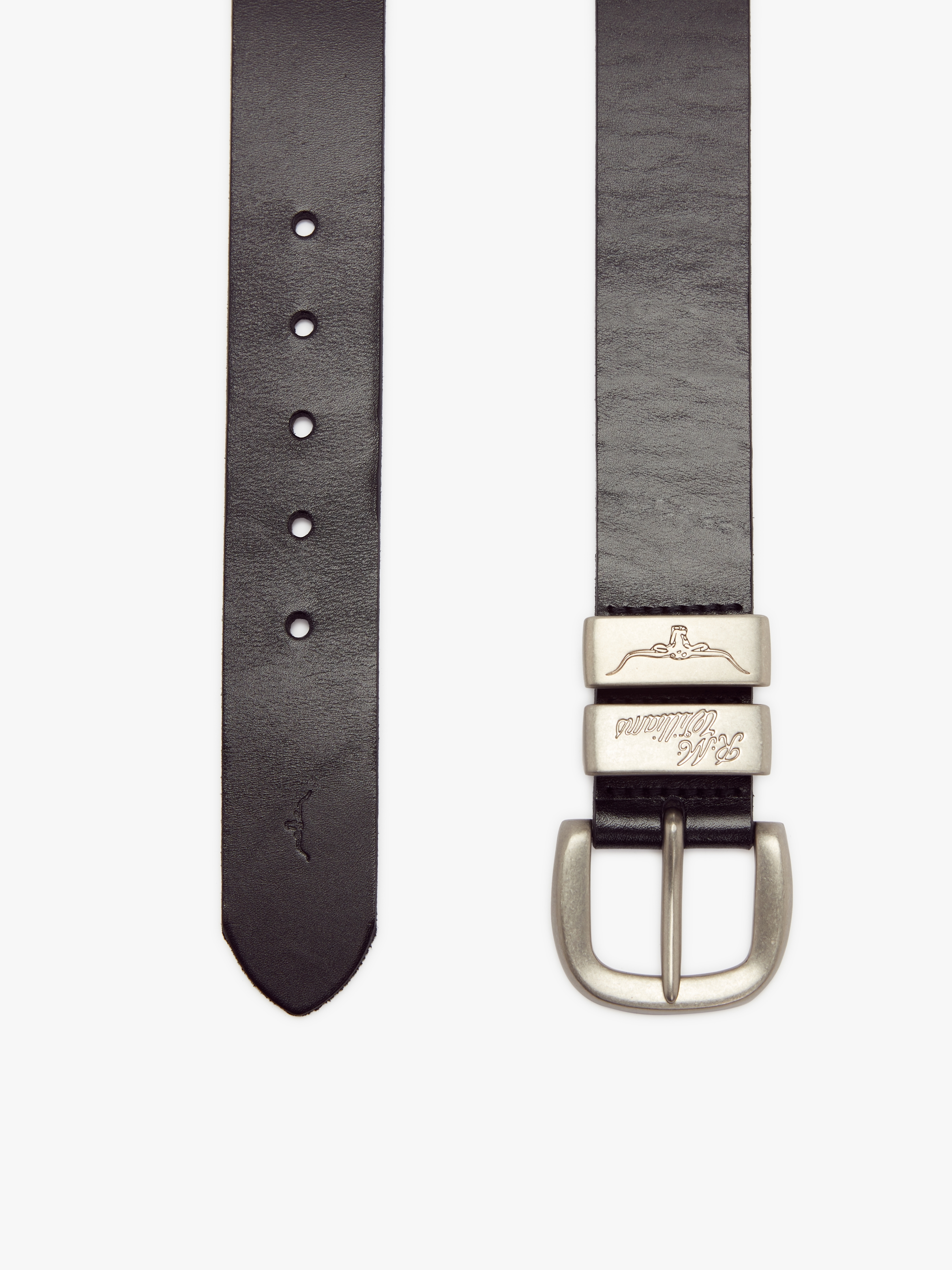R.M.Williams 3 Piece Solid Hide Belt