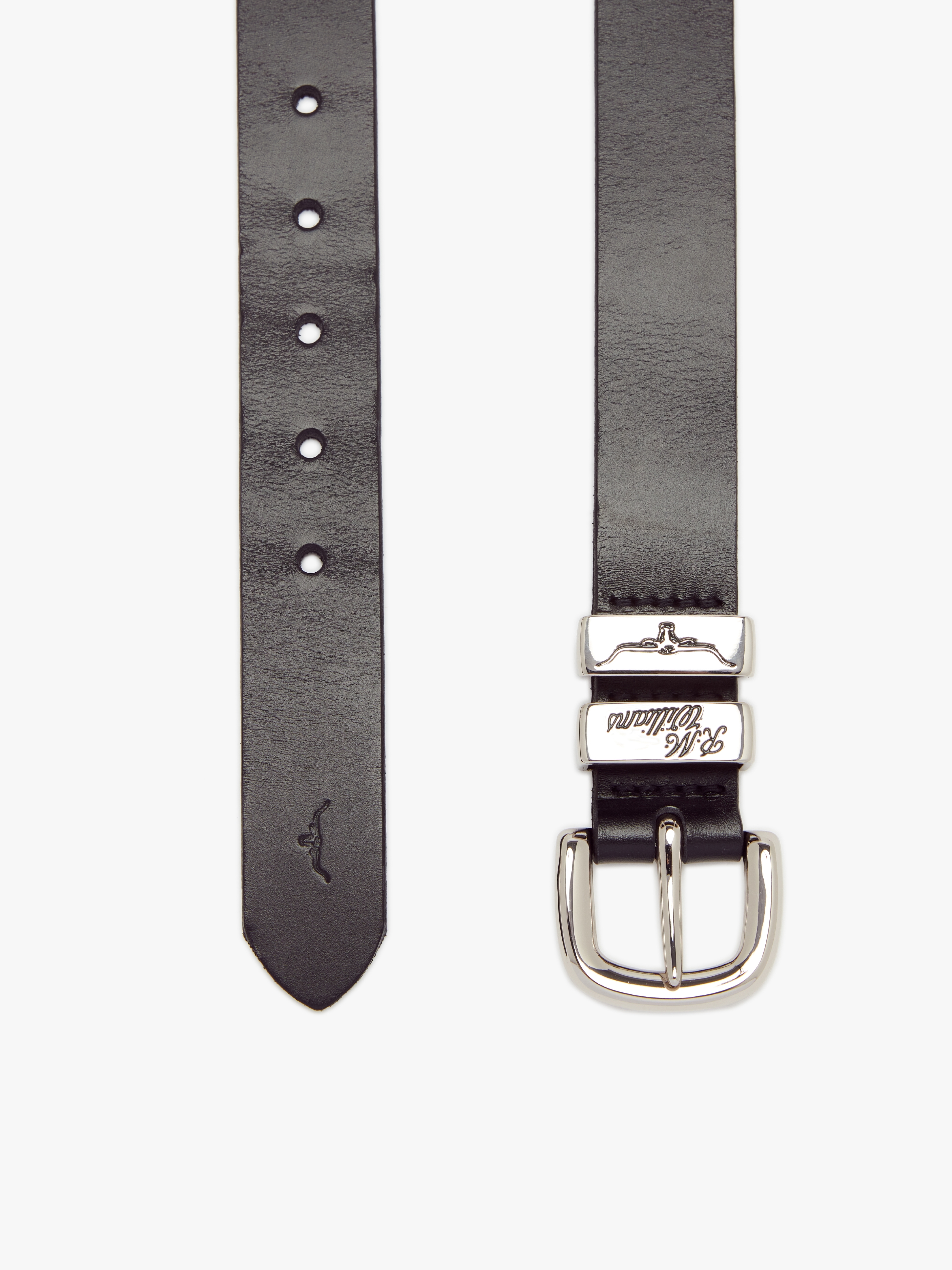 R.M.Williams 3 Piece Solid Hide Belt