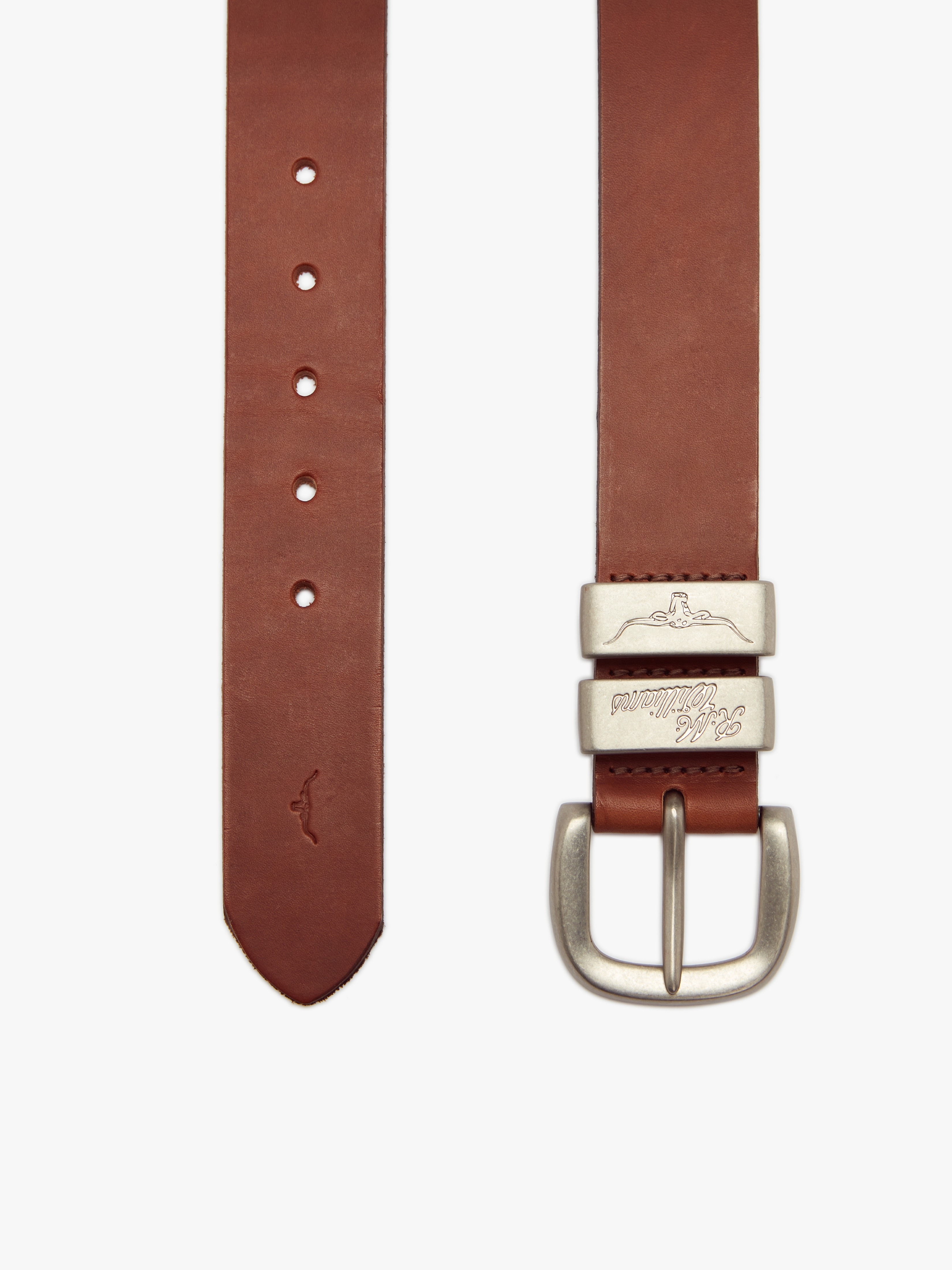 R.M.Williams 3 Piece Solid Hide Belt