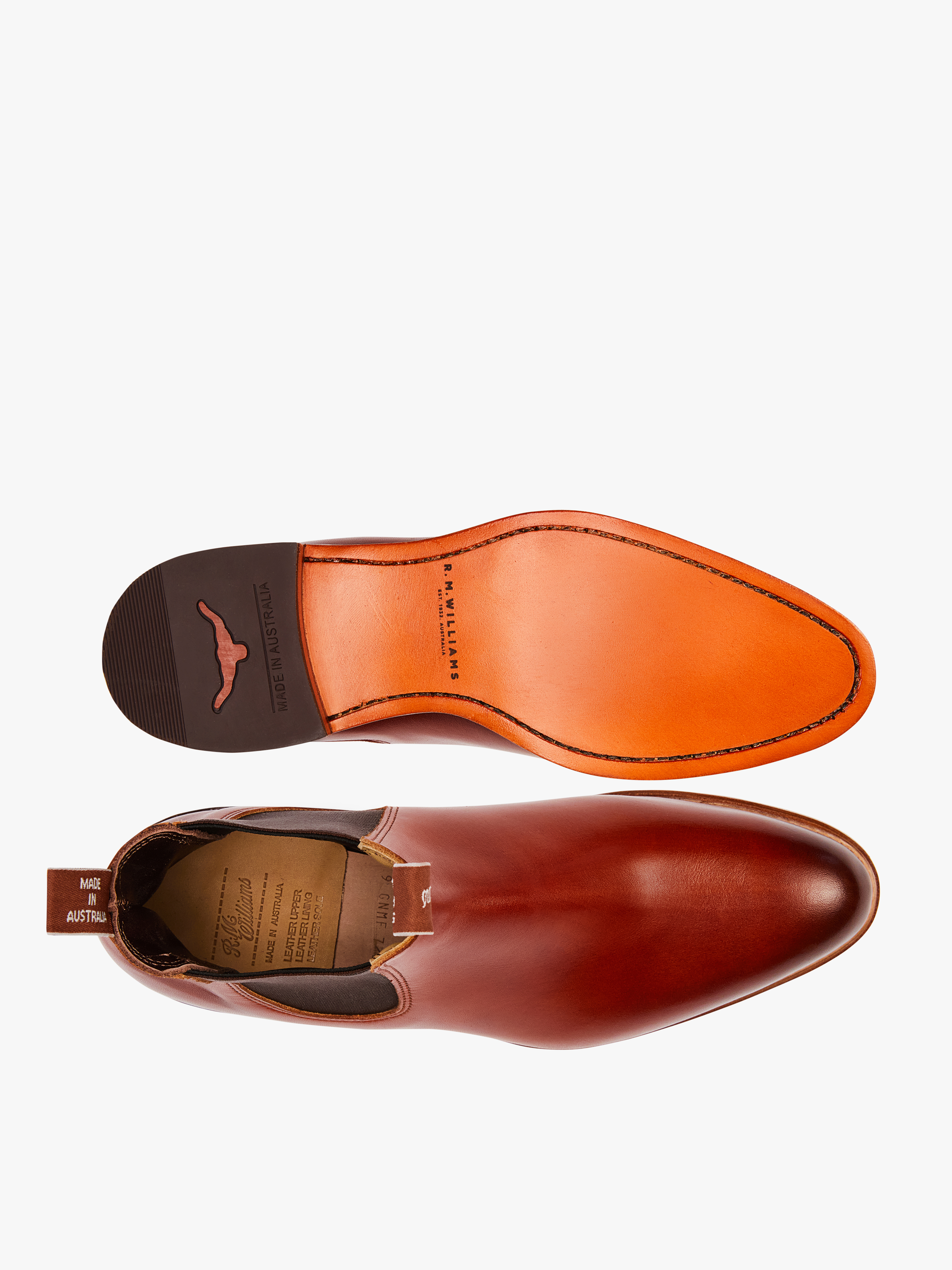 R.M.Williams Burnished Macquarie Boot