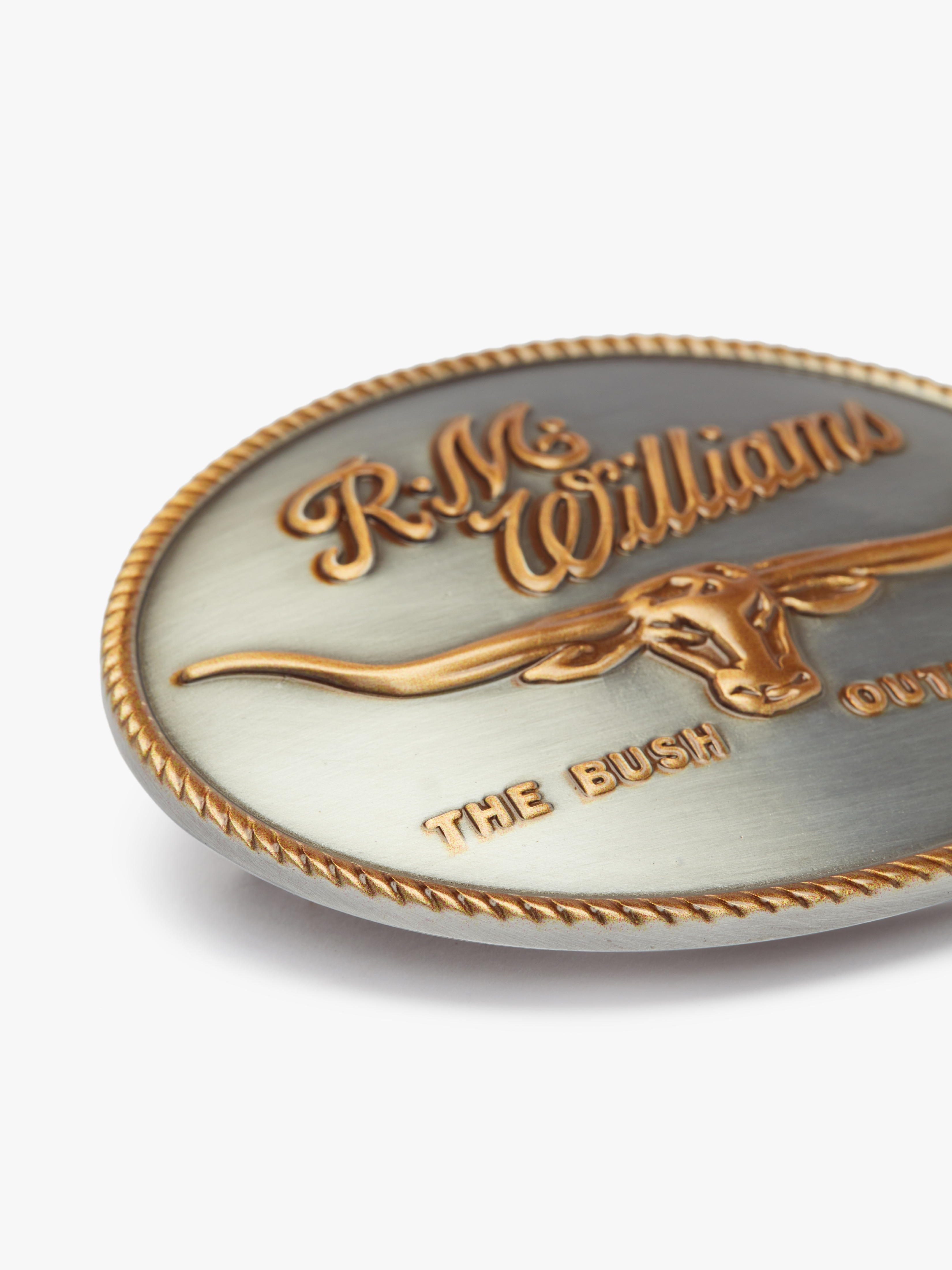 R.M.Williams R.M.Williams Logo Buckle