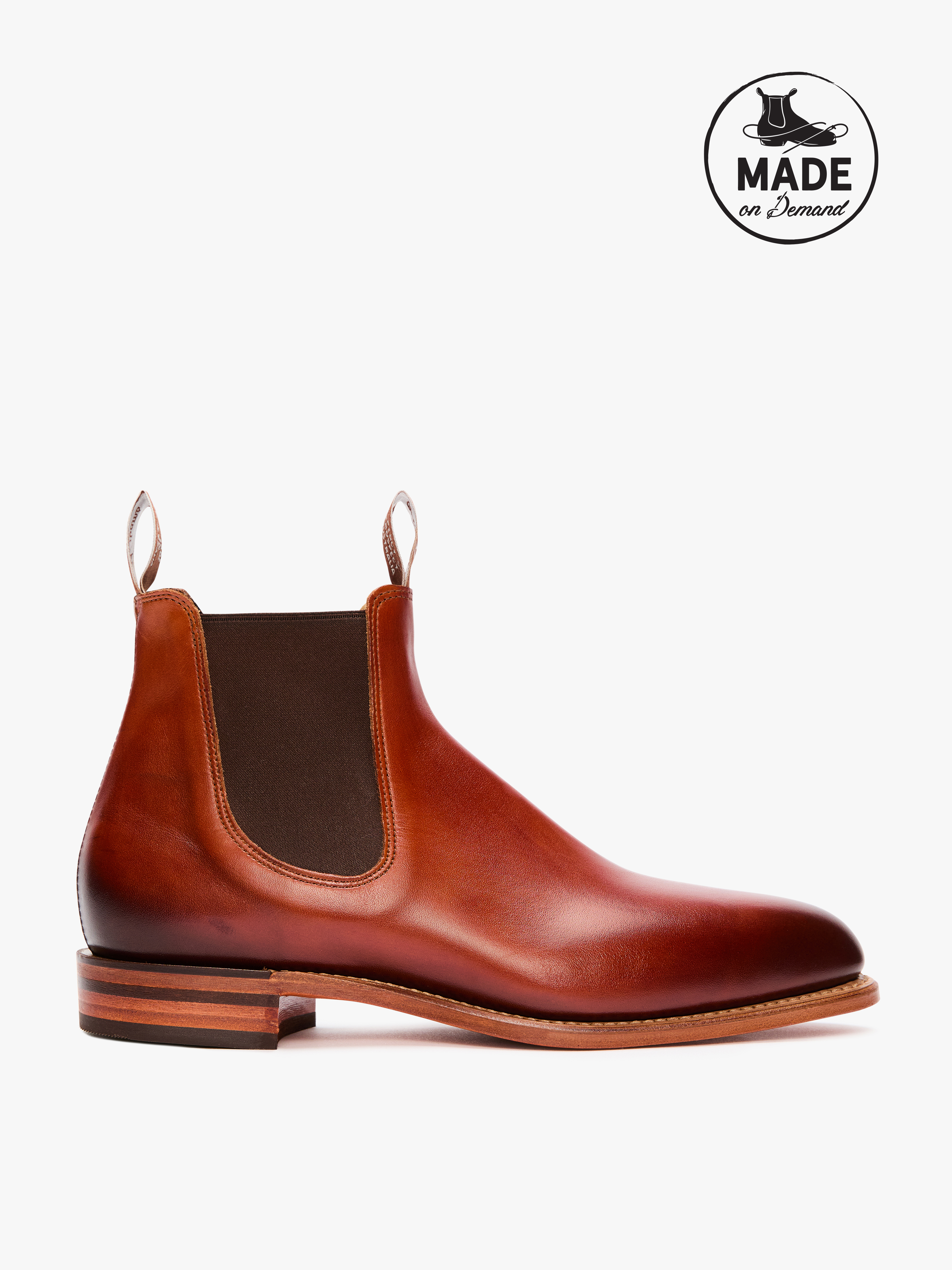 R.M.Williams Burnished Macquarie Boot