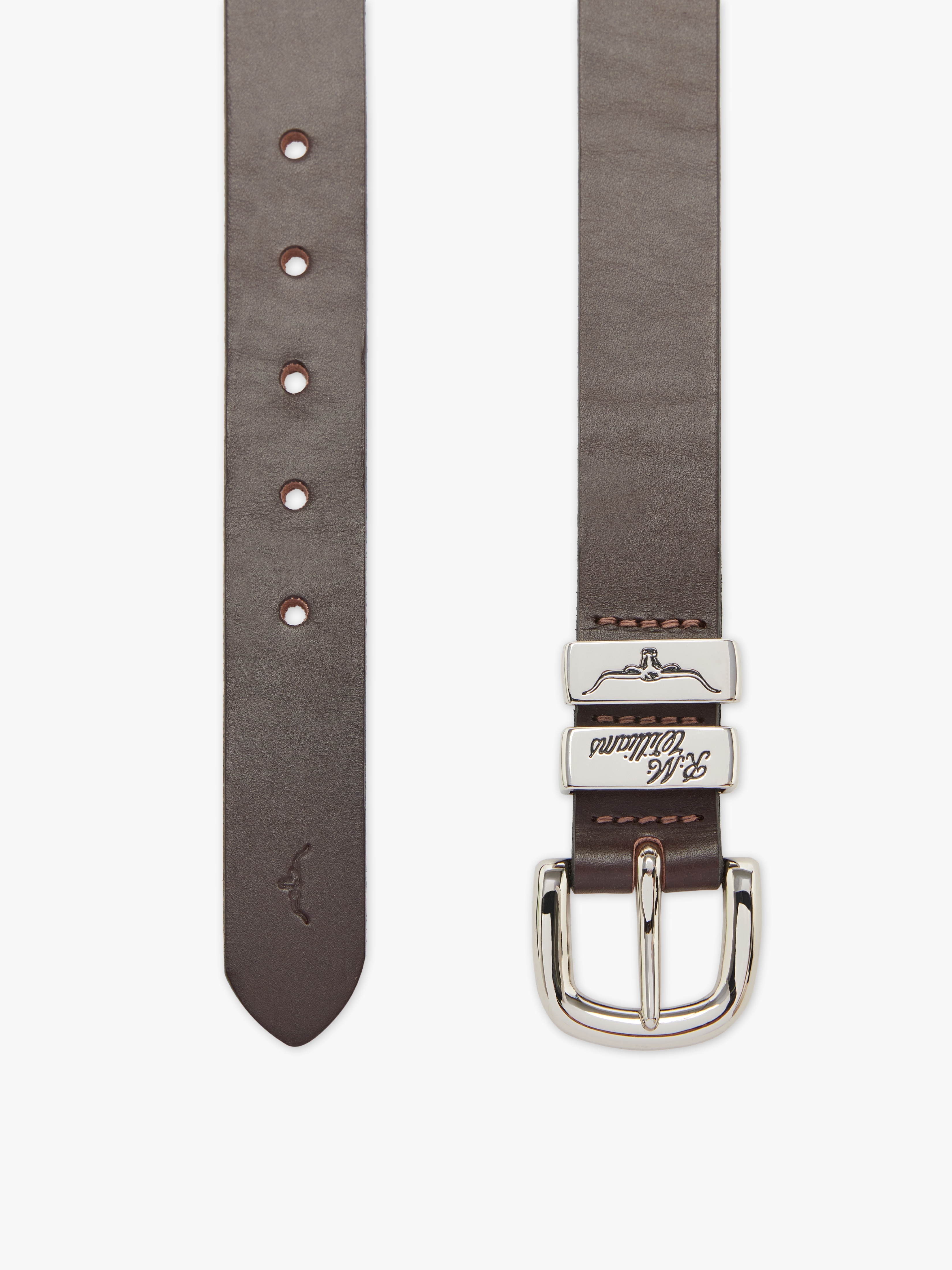R.M.Williams 3 Piece Solid Hide Belt