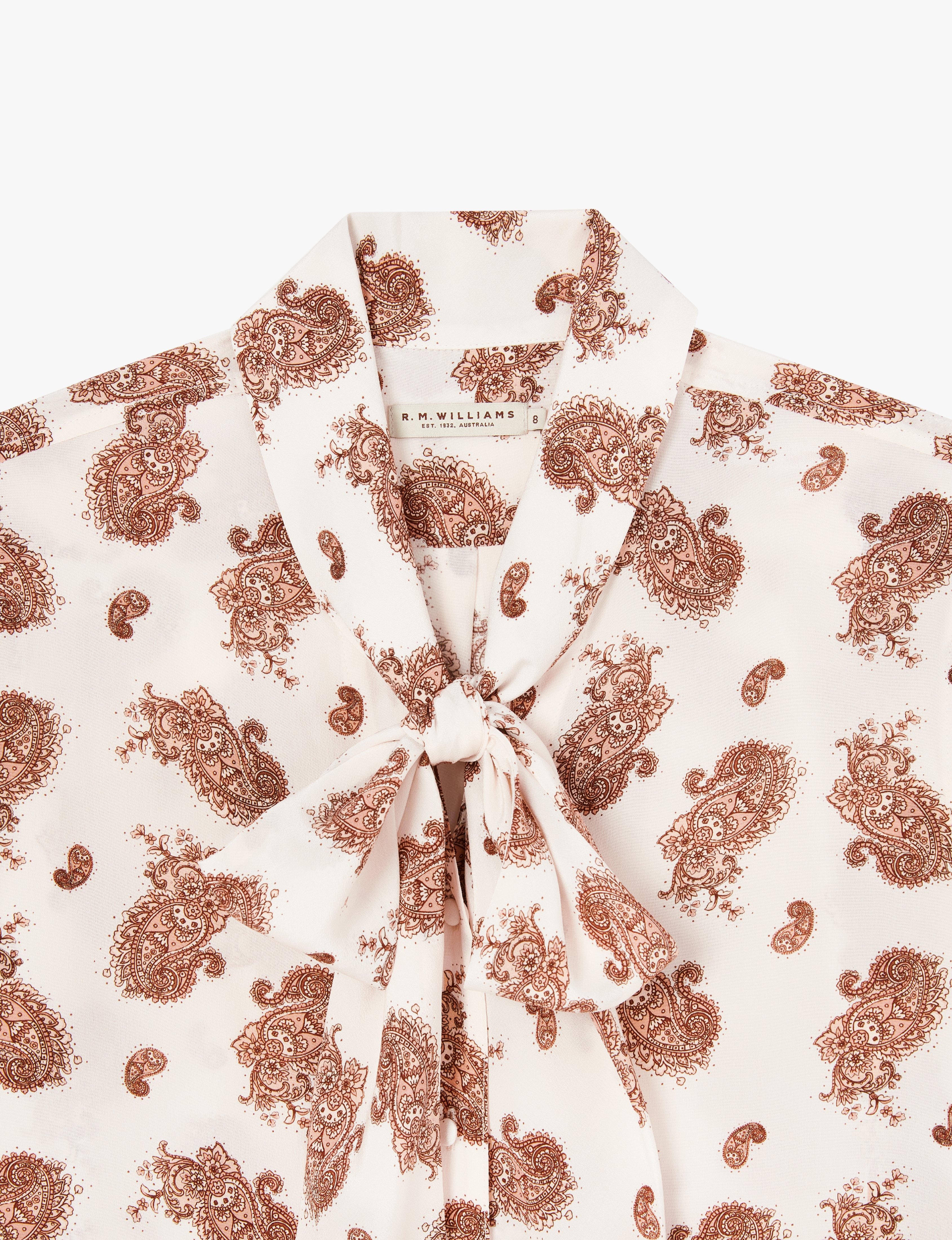 R.M.Williams Laura Bow Neck Blouse