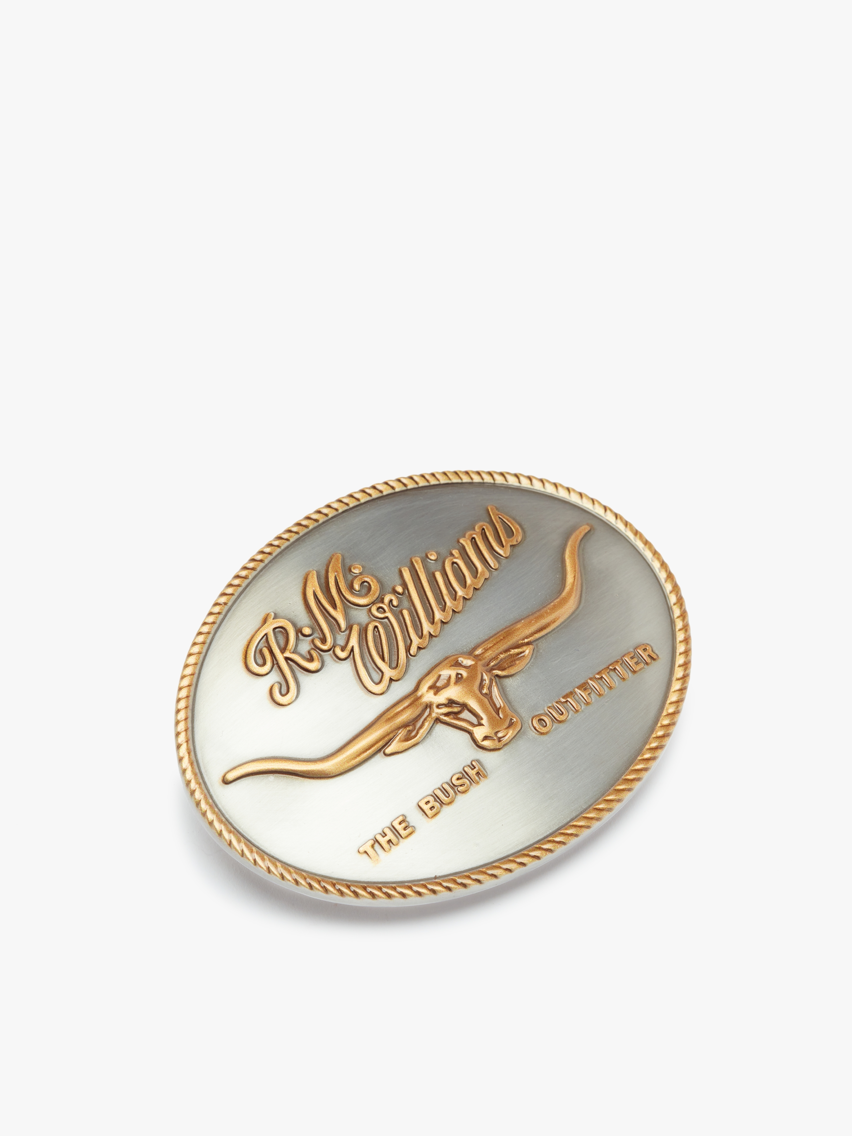 R.M.Williams R.M.Williams Logo Buckle