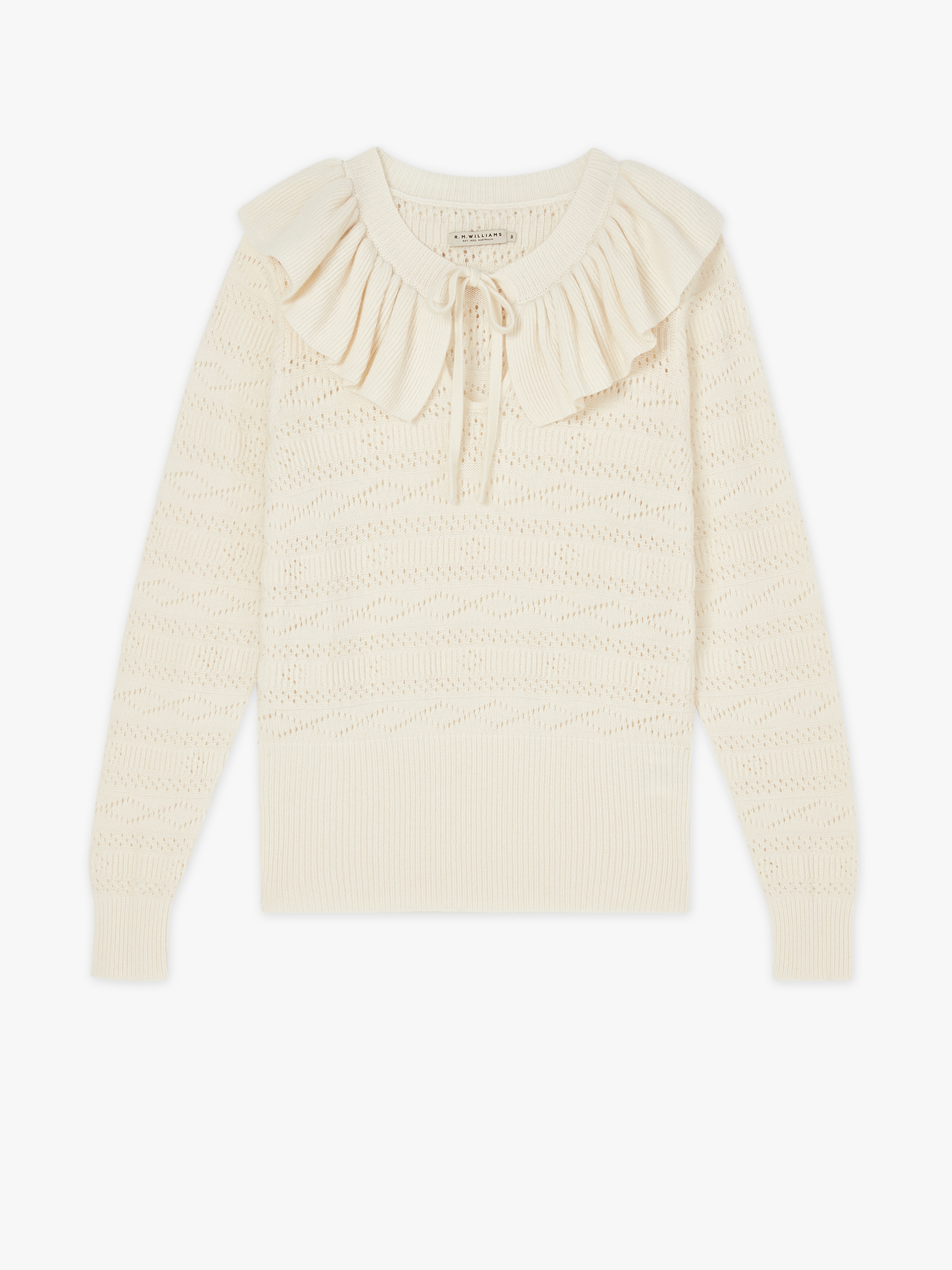 R.M.Williams Beltana Ruffle Sweater