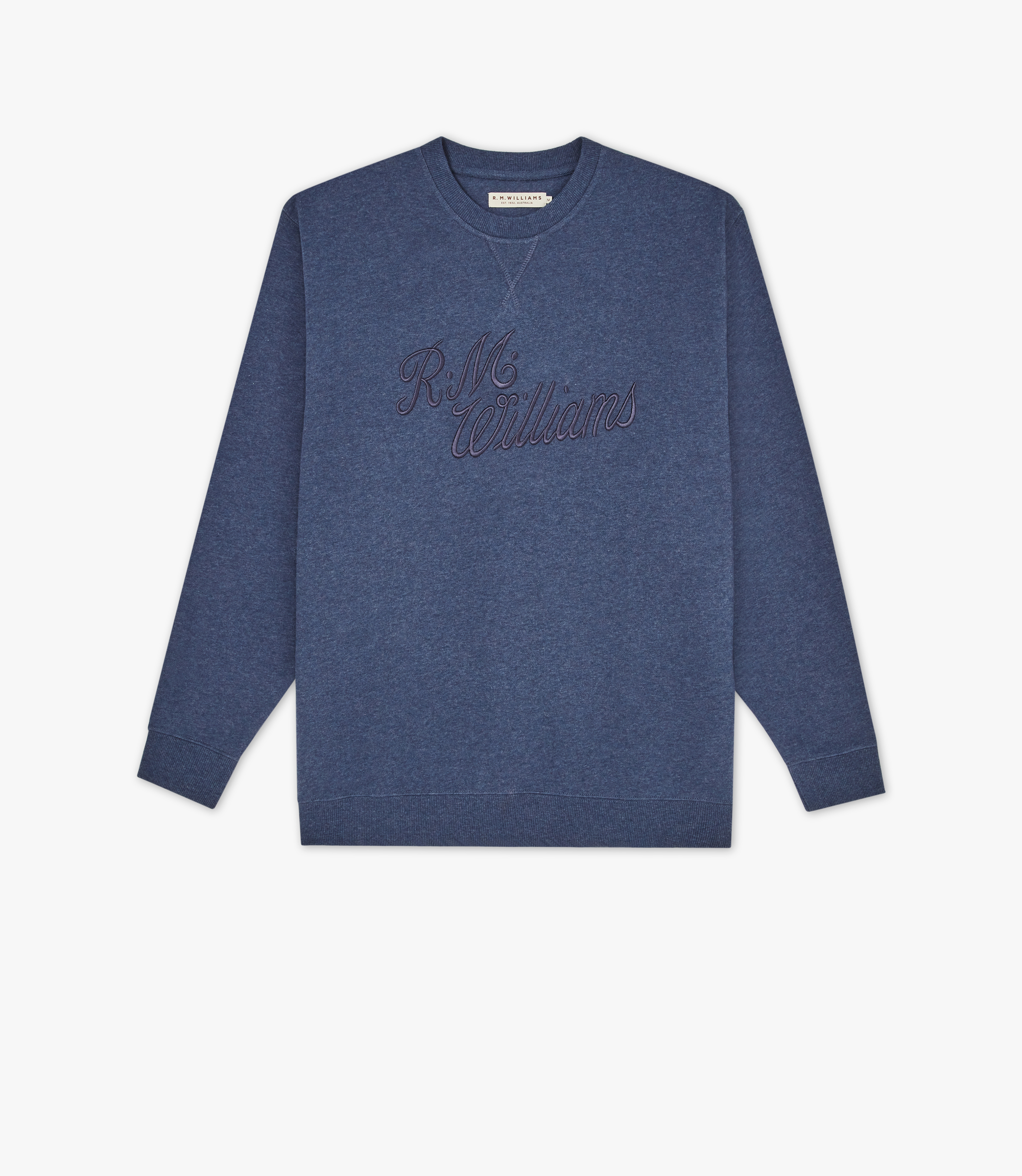R.M.Williams R.M.W. Script Crew Neck Jumper
