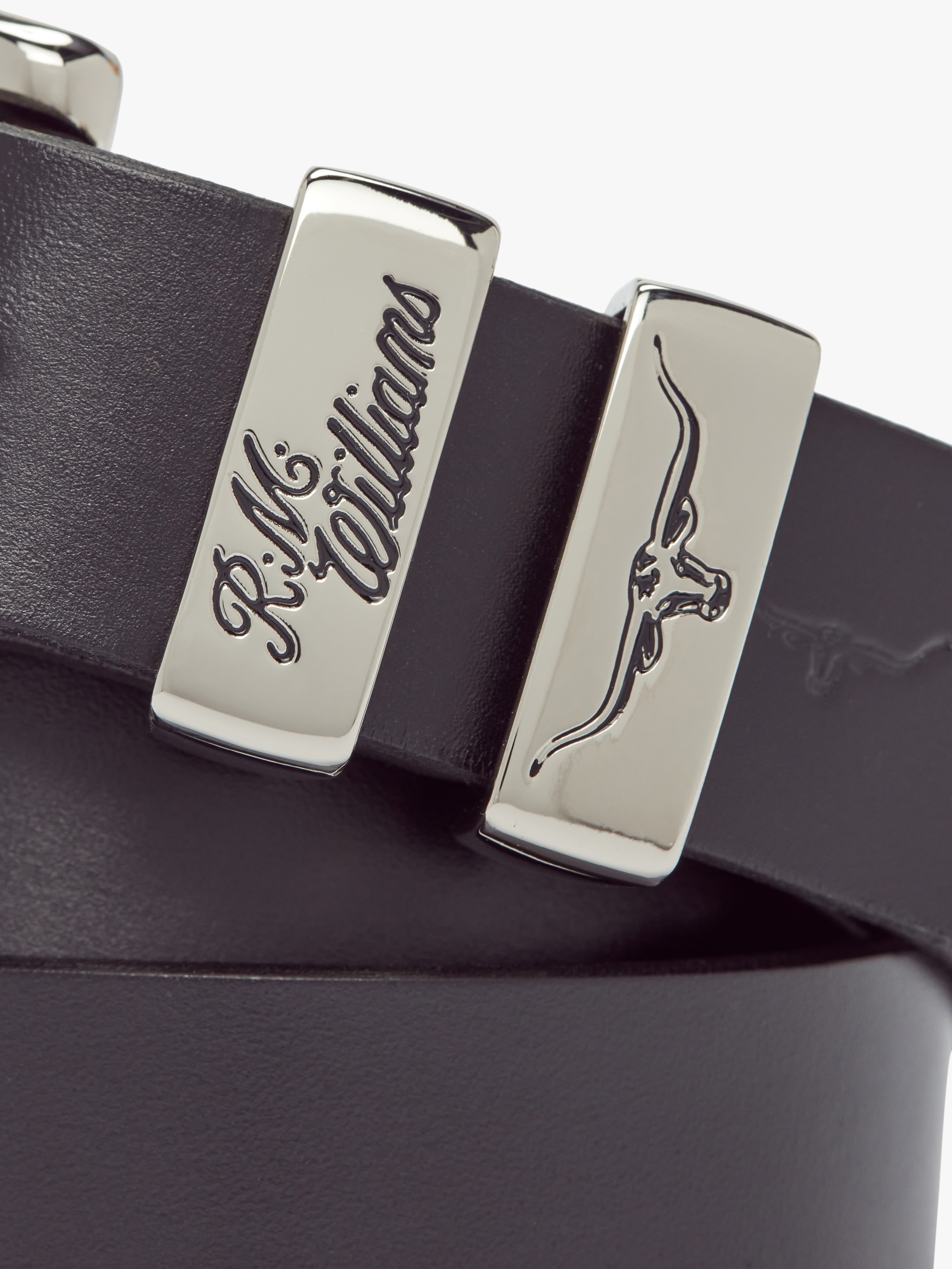 R.M.Williams 3 Piece Solid Hide Belt