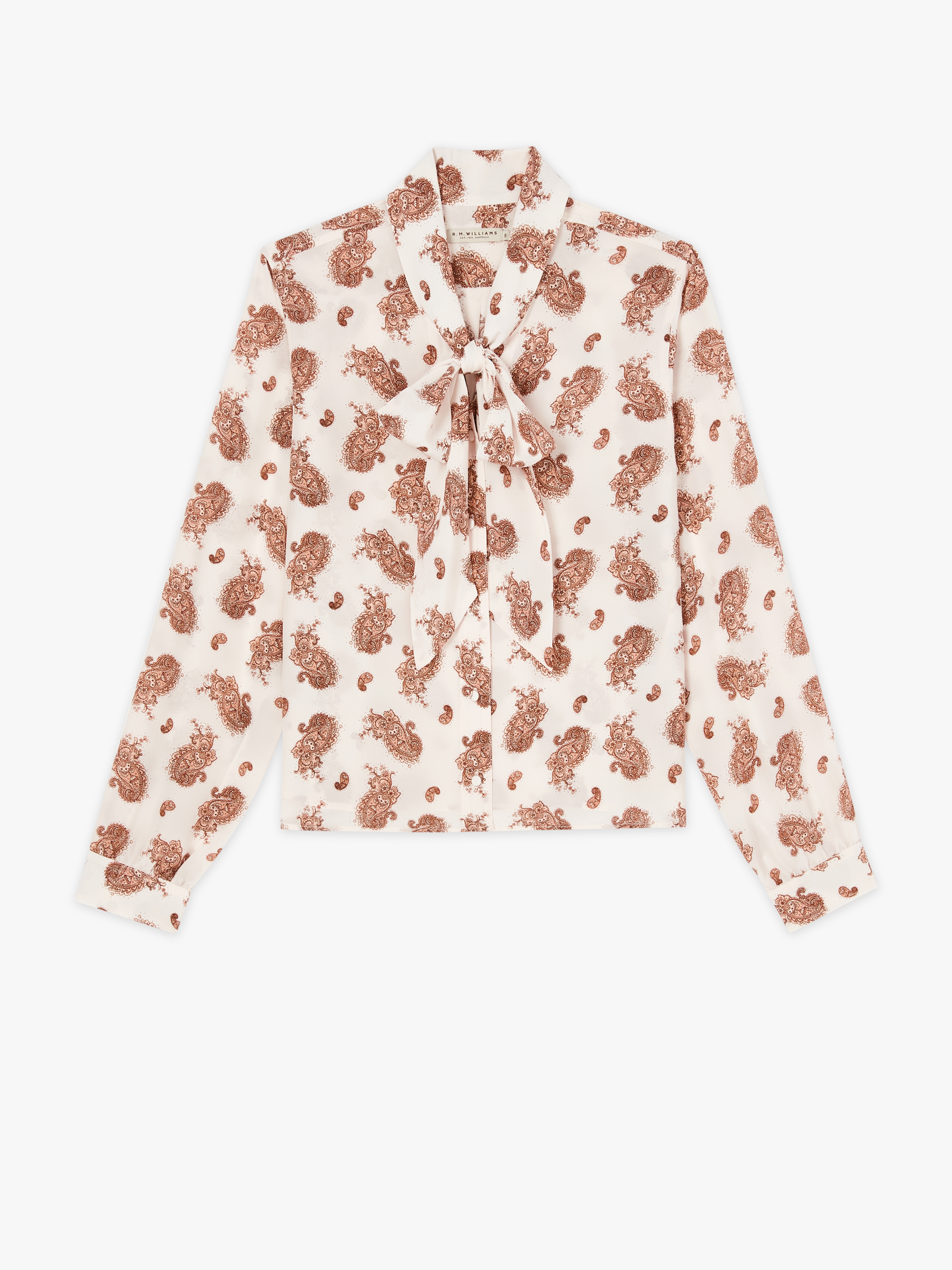 R.M.Williams Laura Bow Neck Blouse