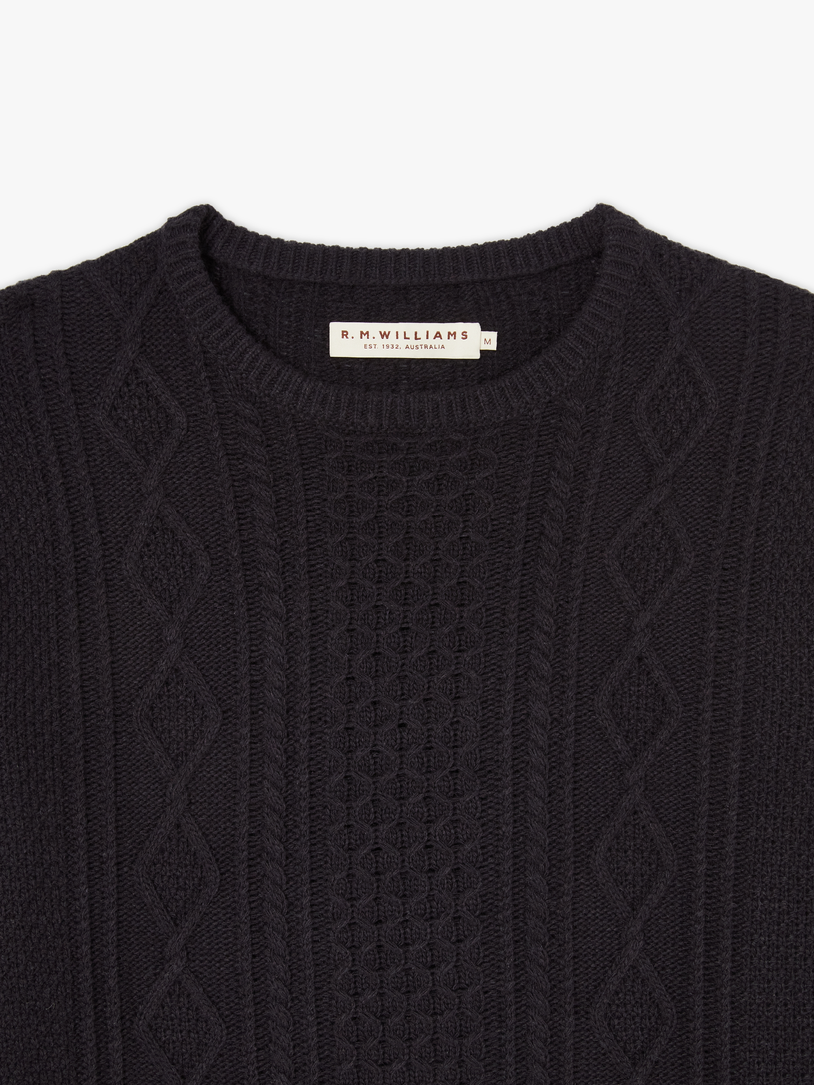 R.M.Williams Bulla Cable Sweater