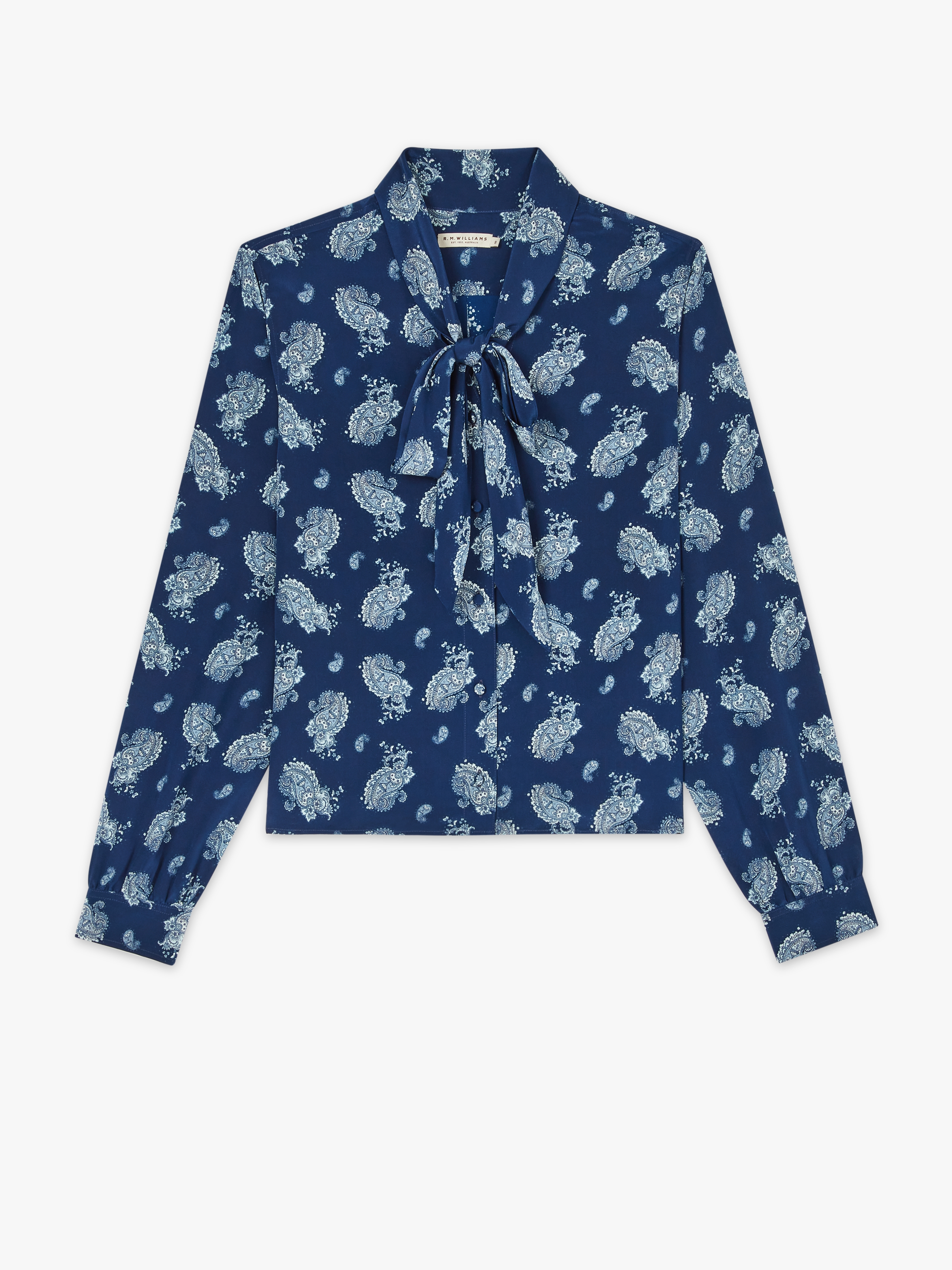 R.M.Williams Laura Bow Neck Blouse