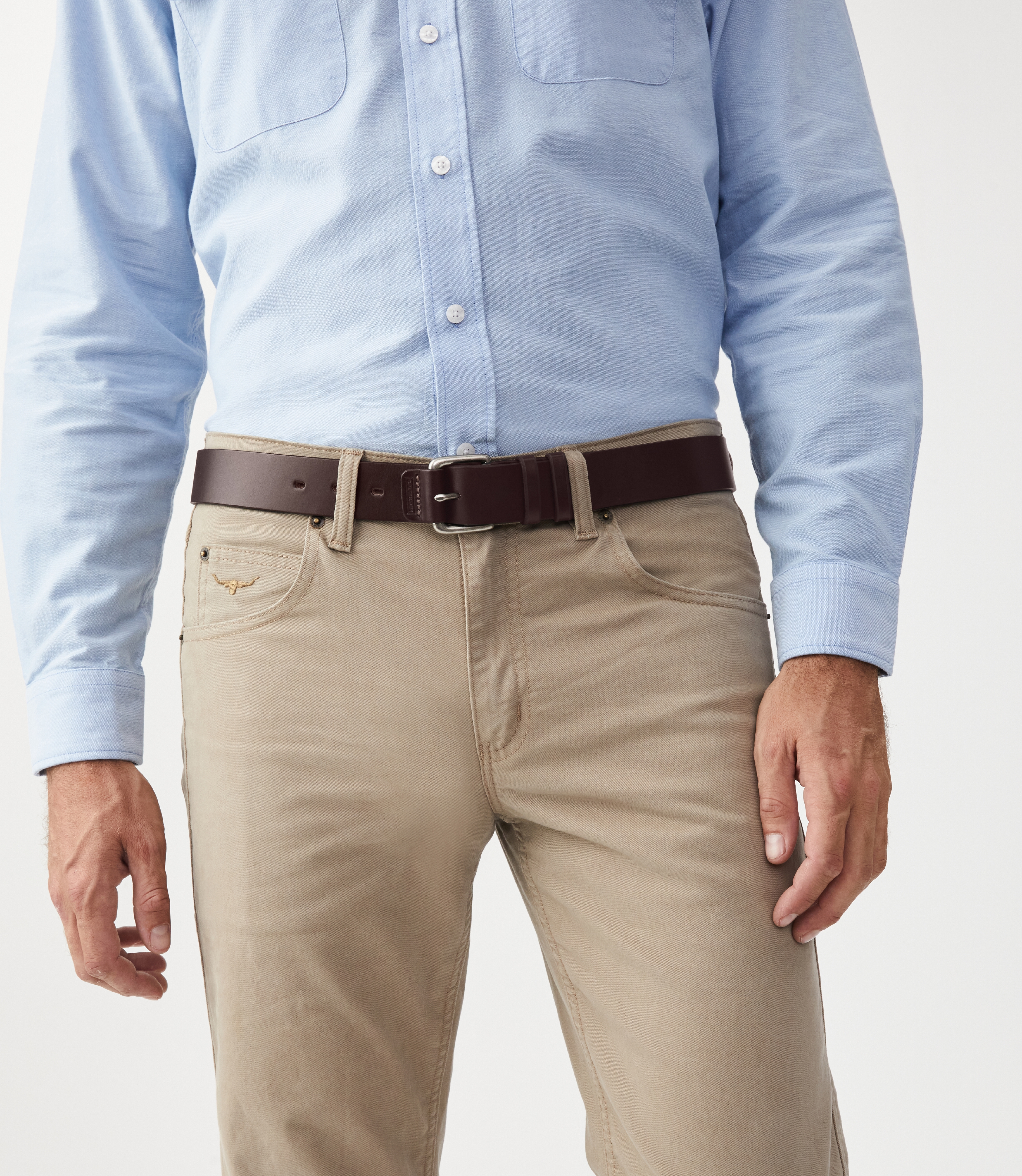 R.M.Williams Covered Buckle Belt