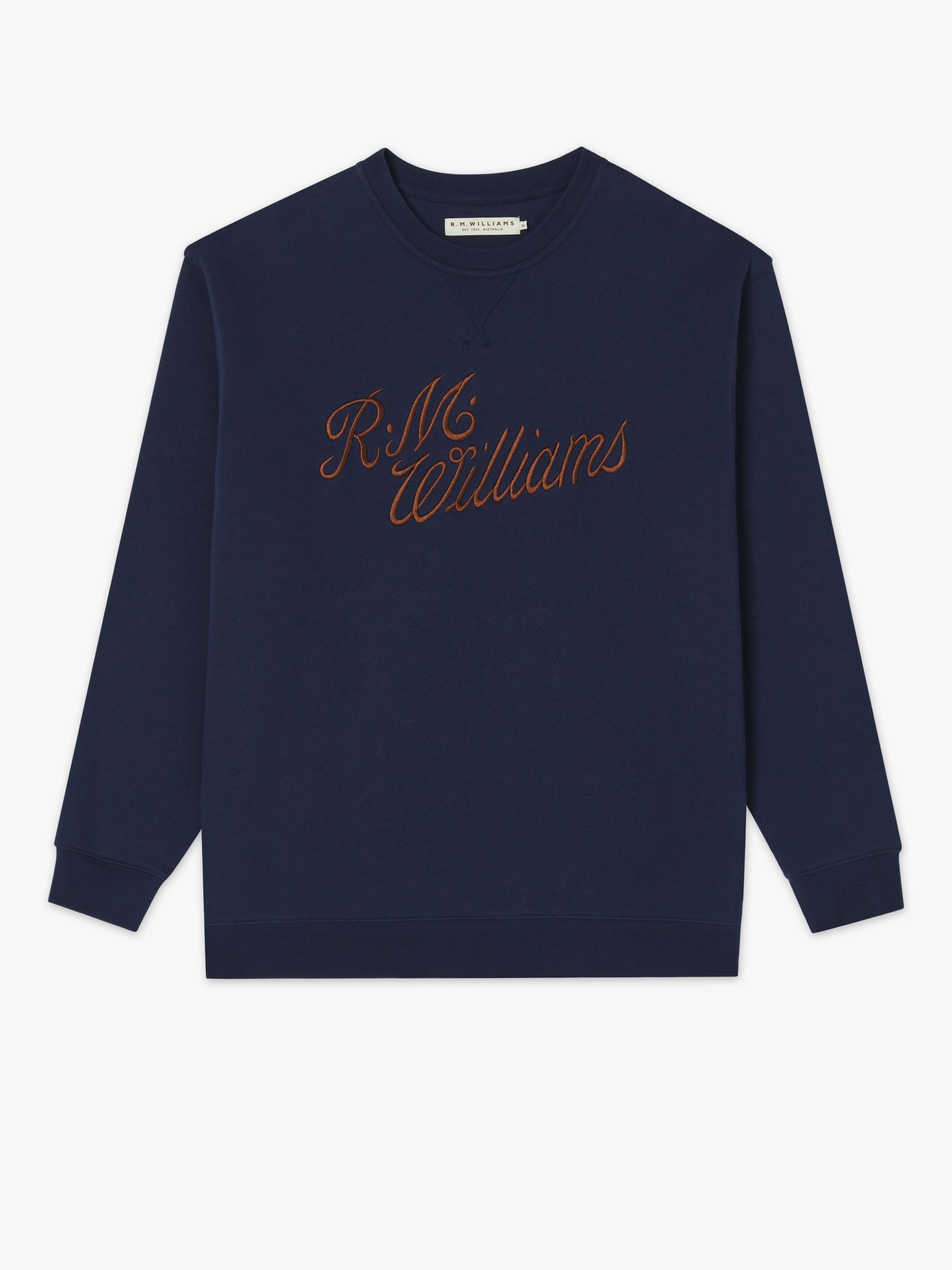 R.M.Williams R.M.W Script Crew Neck Jumper