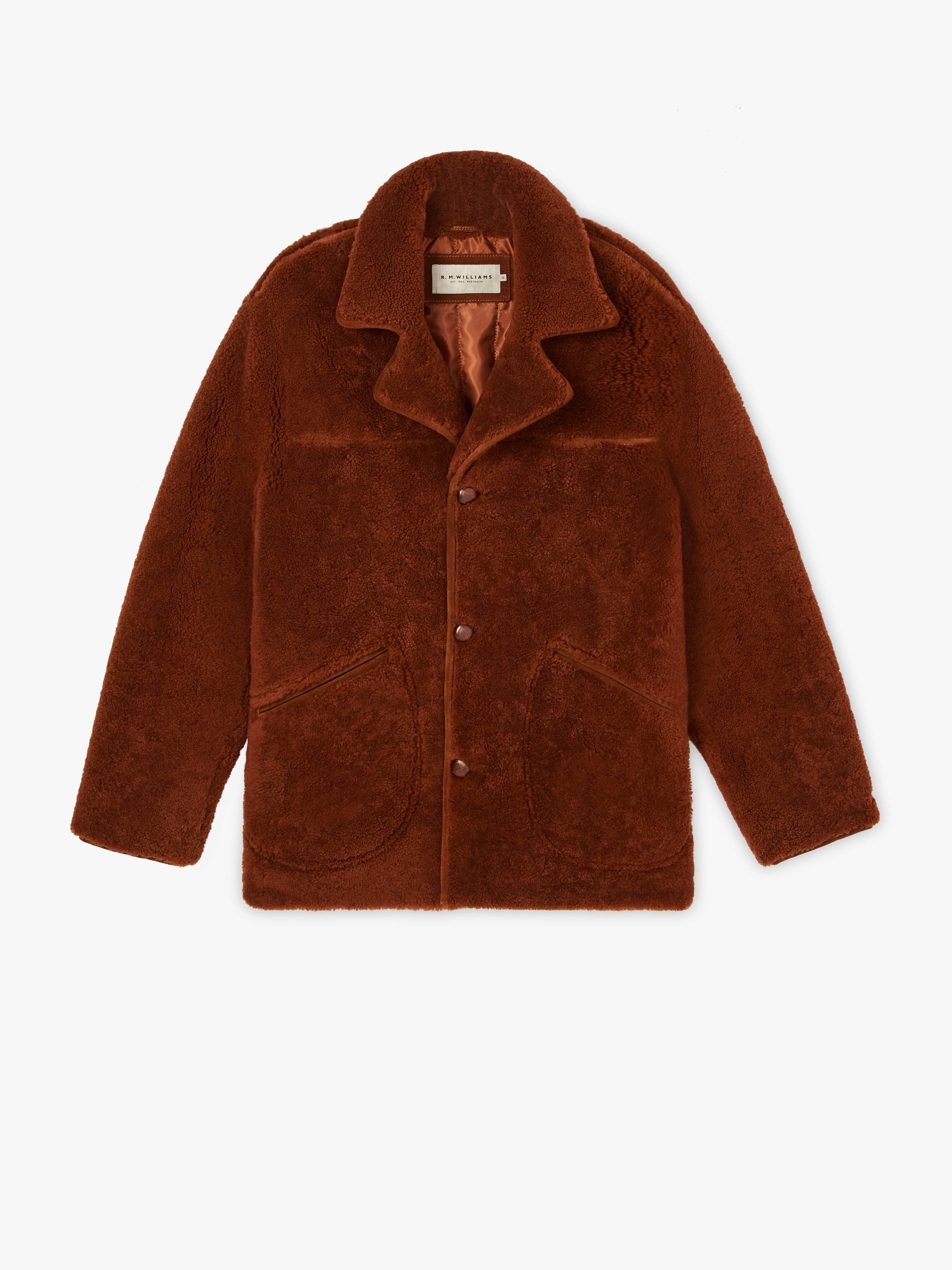 R.M.Williams Heritage Shearling Overcoat