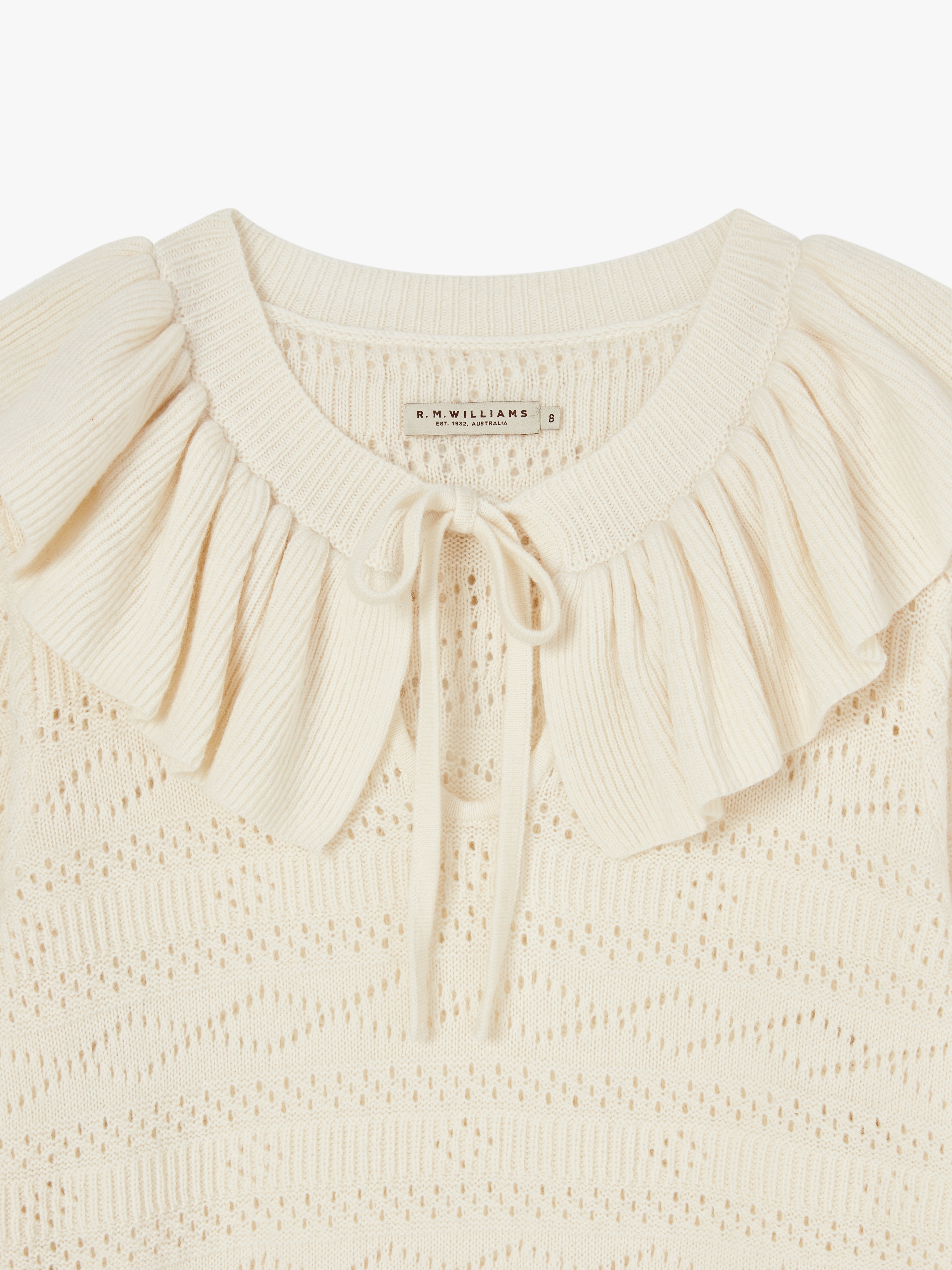 R.M.Williams Beltana Ruffle Sweater