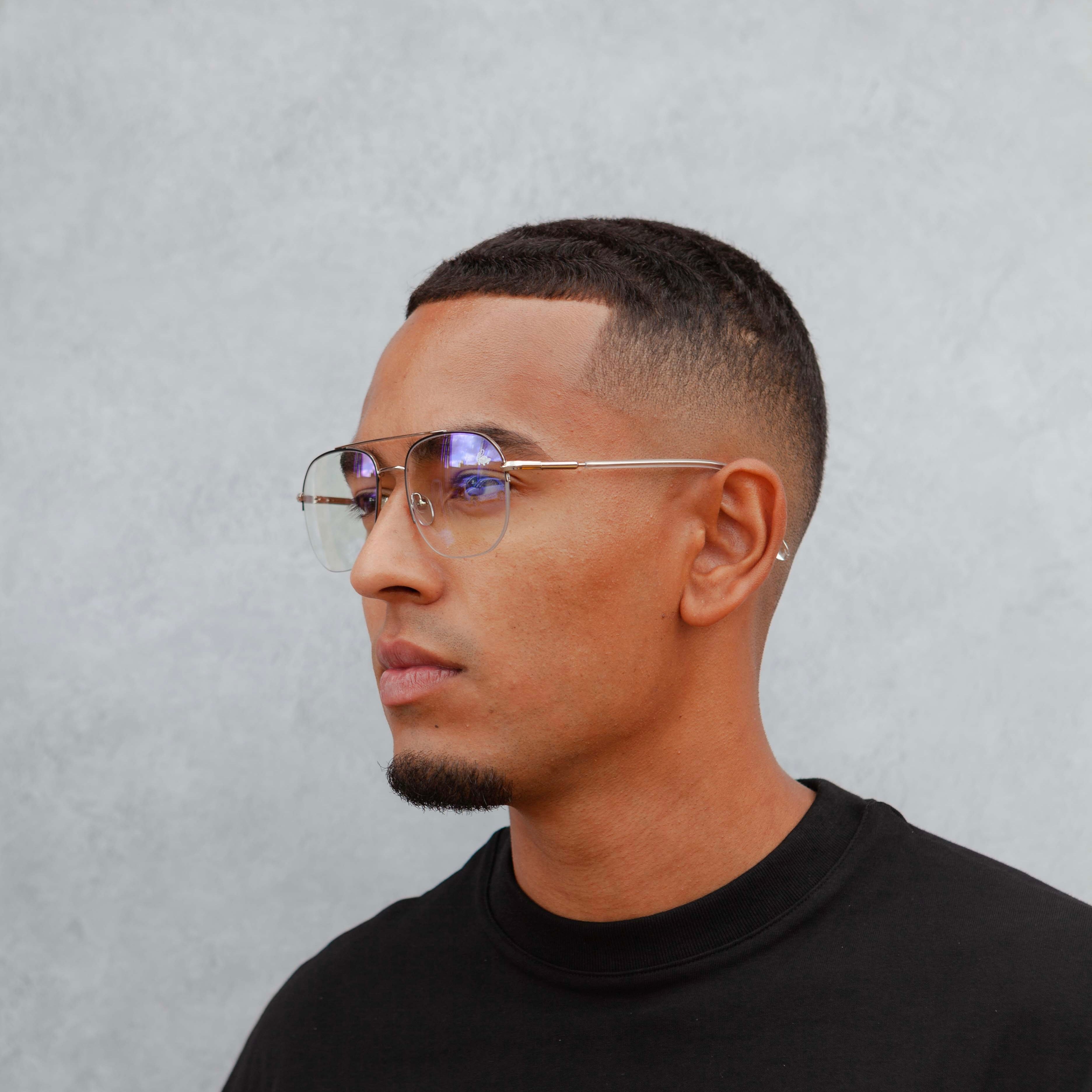 Tate Silver Black | Anti Blue