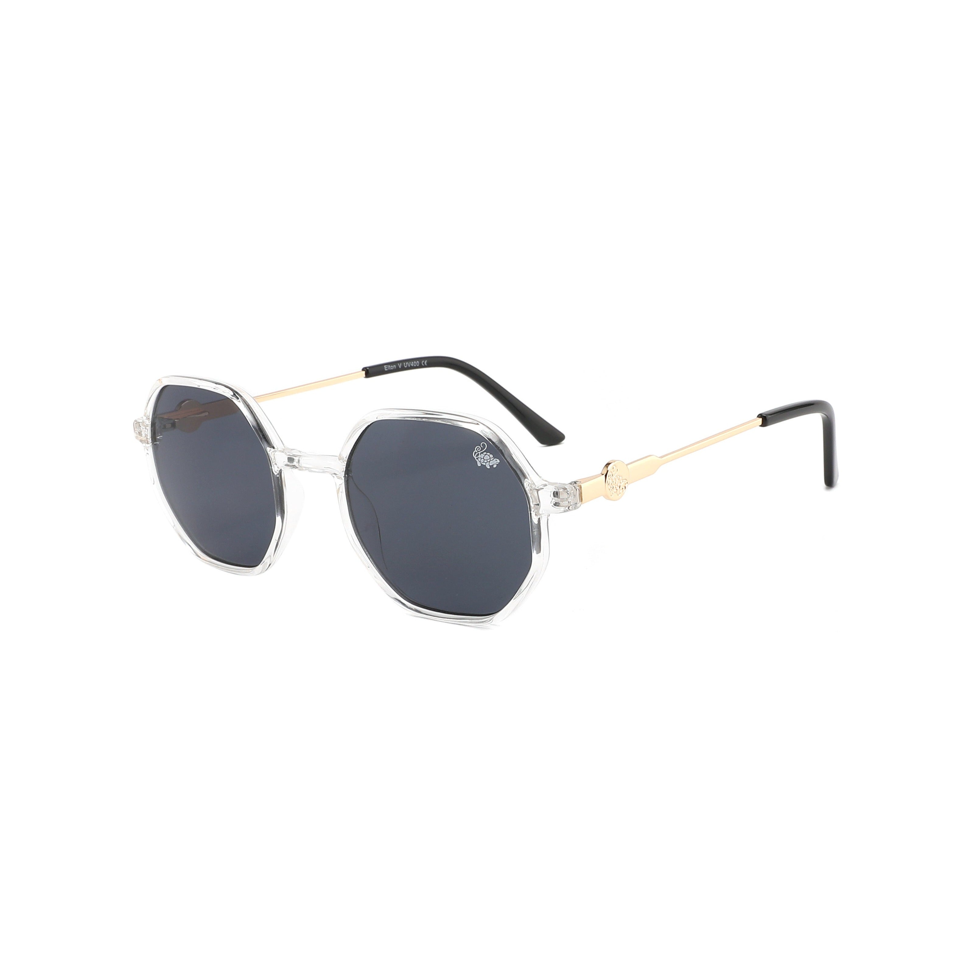 Elton V Transparent Black