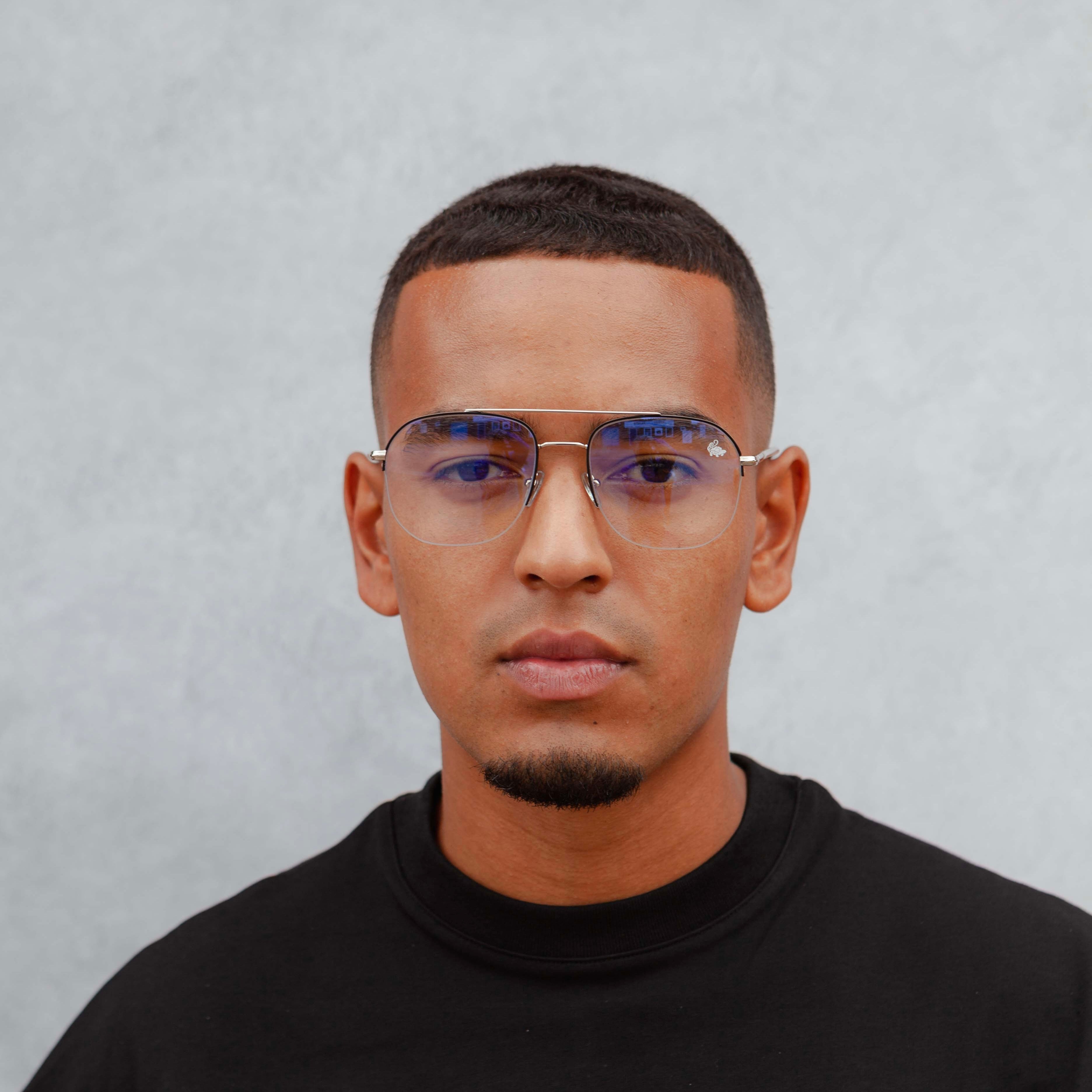 Tate Silver Black | Anti Blue