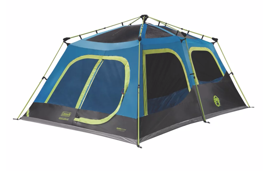 Coleman Skydome 10-Person Dark Room Instant Cabin Tent with Rainfly ...