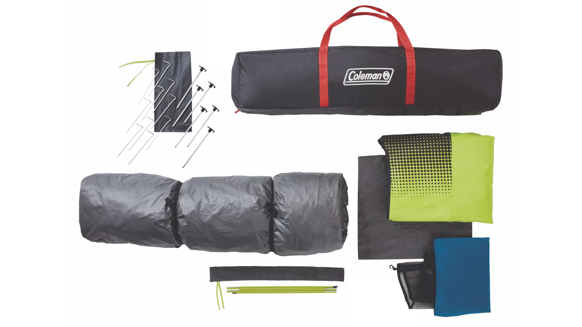 Coleman Skydome 10Person Dark Room Instant Cabin Tent with Rainfly