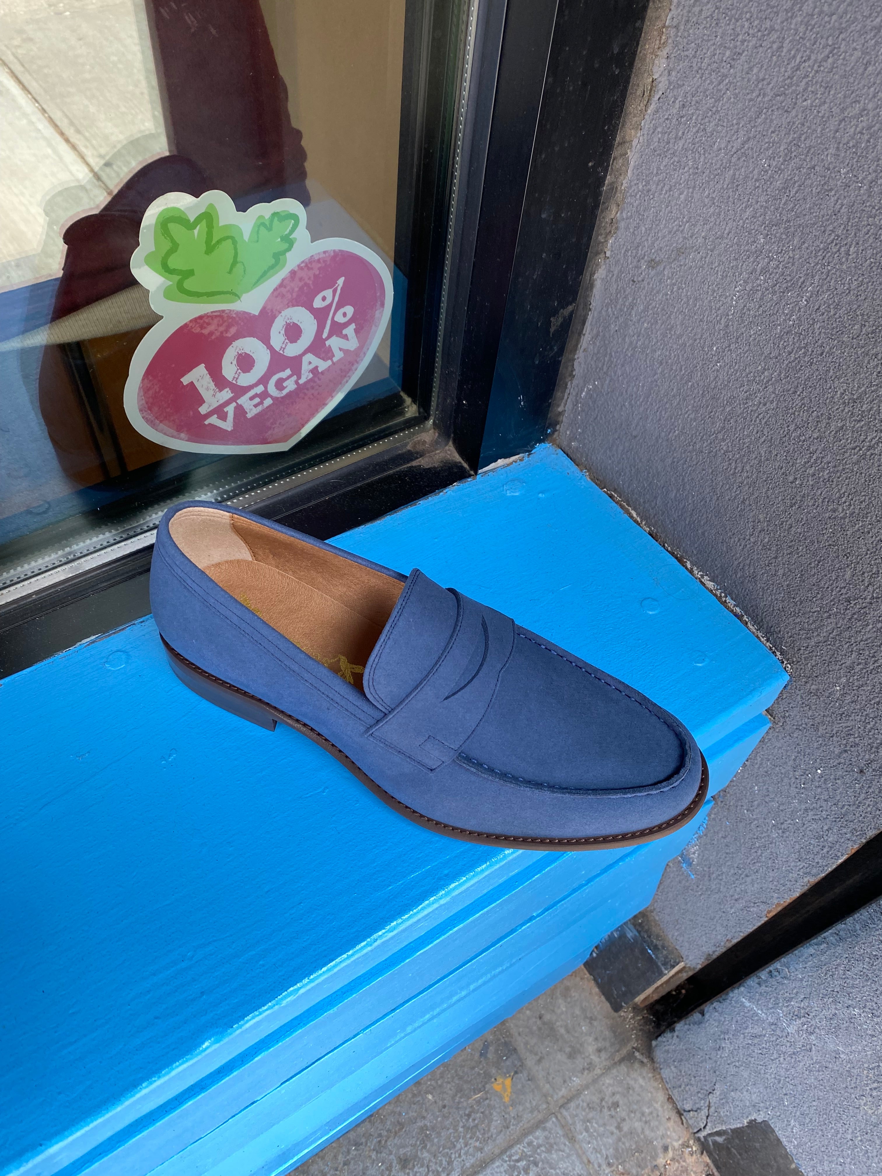 Anthony Loafer in Blue Suede