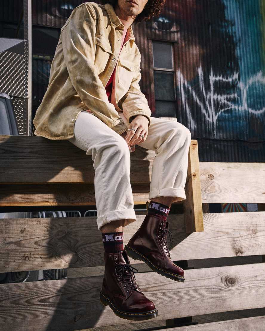 Vegan 1460 Boot in Cherry