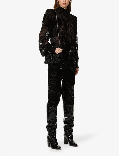 saint laurent black on black
