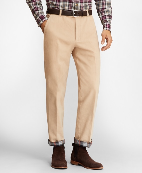 Clark Fit Flannel Lined Chinos