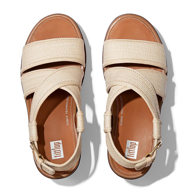 Fitflop Pilar Woven Back-Strap Platform Platform Sandals