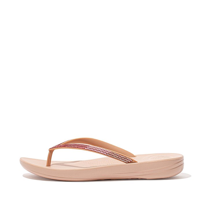Fitflop Iqushion Ombre Sparkle Flip Flops