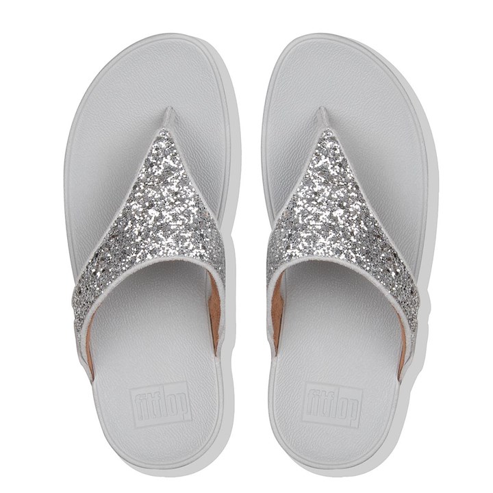 Fitflop Lulu Glitter Toe-Post Sandals