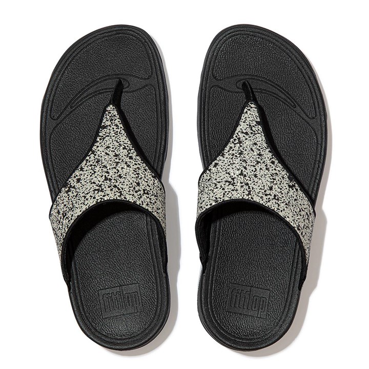 Fitflop Lulu Shimmer Toe-Post Sandals