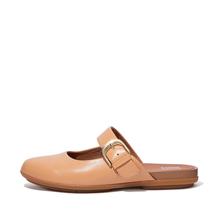 Fitflop Allegro Buckle Leather Flat Shoes