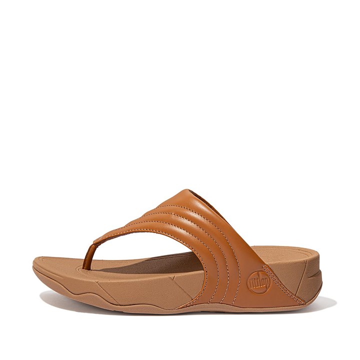 Fitflop Walkstar Leather Toe-Post Sandals