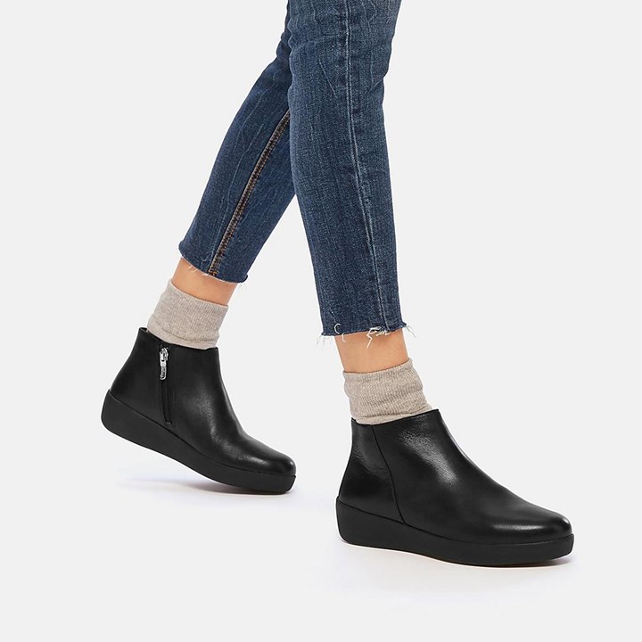 Fitflop Sumi Leather Ankle Boots