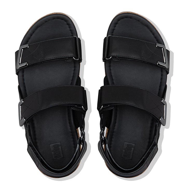 Fitflop Remi Adjustable Leather Back-Strap Sandals