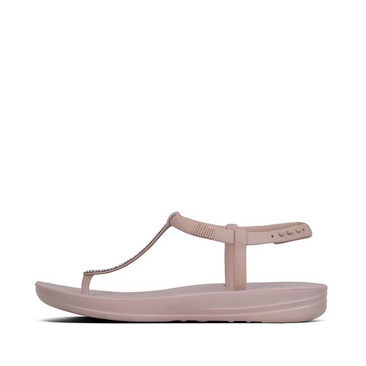 Fitflop Iqushion Splash Sparkle Back-Strap Flip Flops