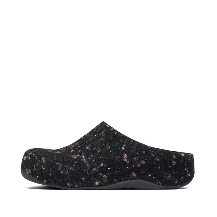 Fitflop Shuv Felt Mules & Clogs