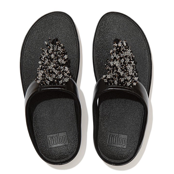 Fitflop Rumba Beaded Toe-Post Sandals