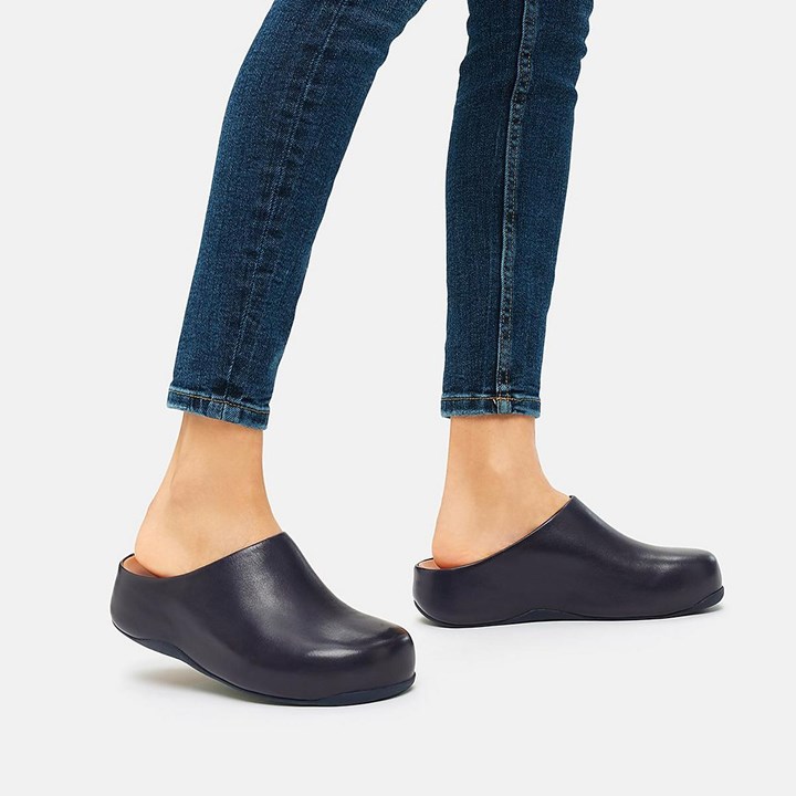 Fitflop Shuv Leather Mules & Clogs