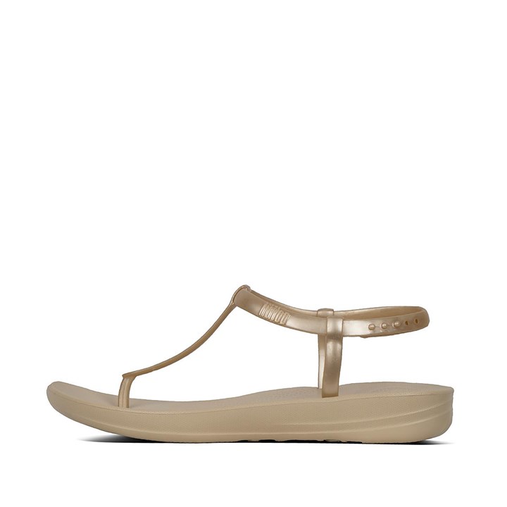 Fitflop Iqushion Splash Pearlised Back-Strap Flip Flops