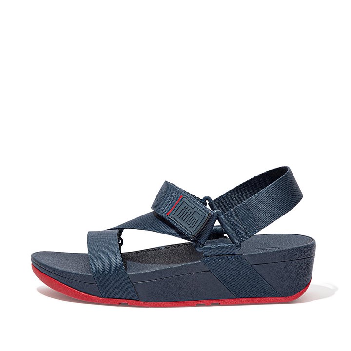 Fitflop Surfa Woven-Logo Z-Strap Back-Strap Sandals