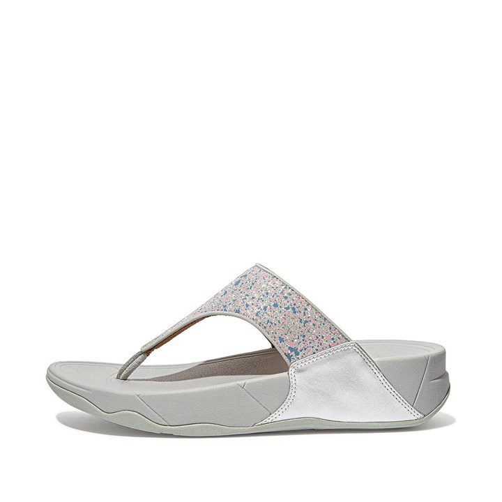 Fitflop Lulu Shimmer Toe-Post Sandals