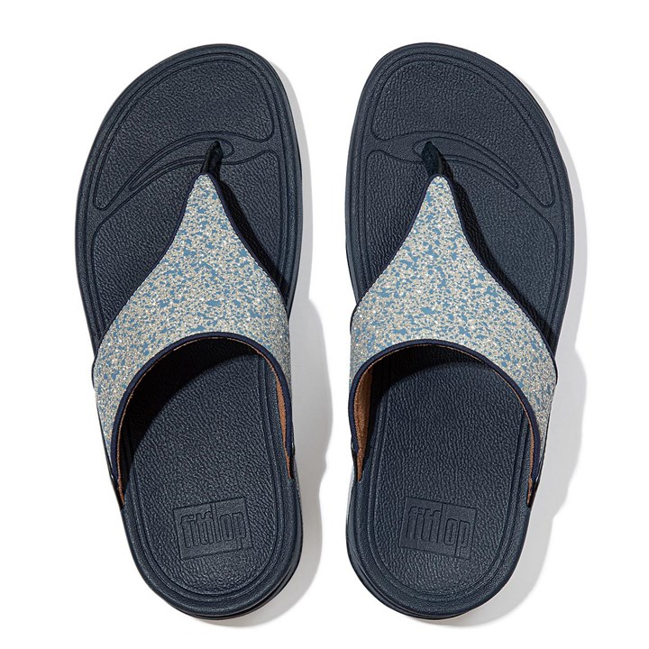 Fitflop Lulu Shimmer Toe-Post Sandals