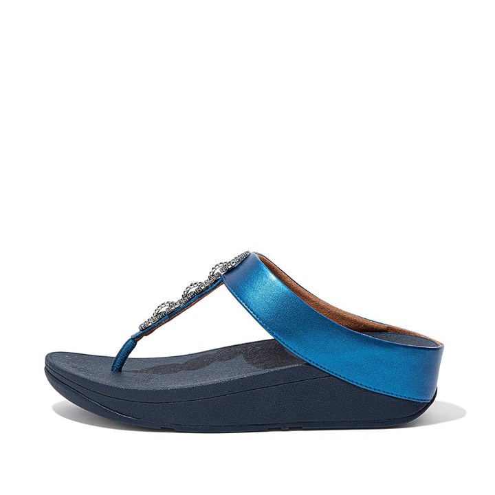 Fitflop Fino Sparkle Toe-Post Sandals