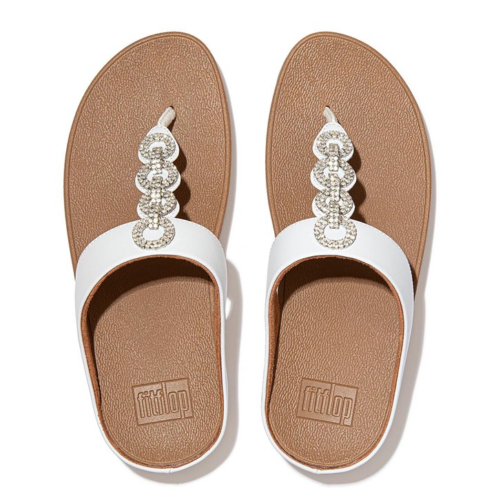 Fitflop Fino Sparkle Toe-Post Sandals