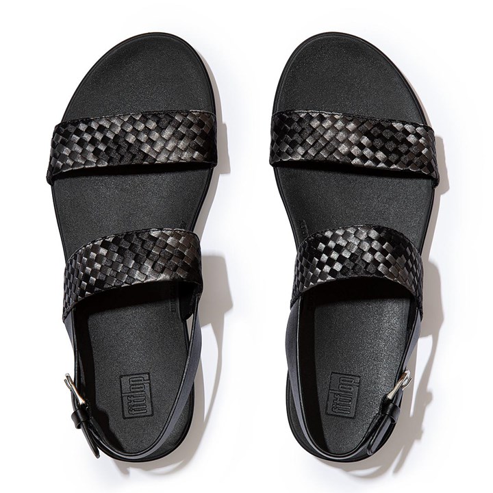 Fitflop Barra Silky Weave Back-Strap Sandals